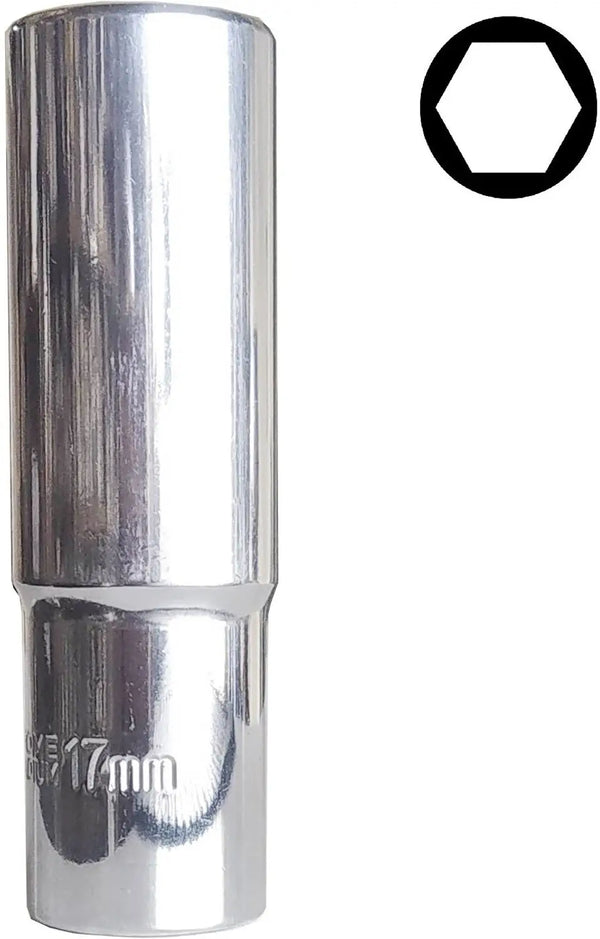 Craftshands 1/2 Inch Deep Socket | Durable Chrome Vanadium Drive Socket for Professional Use