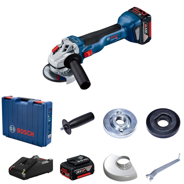 BOSCH CORDLESS ANGLE GRINDER KIT GWS 18V-10 125MM 18V