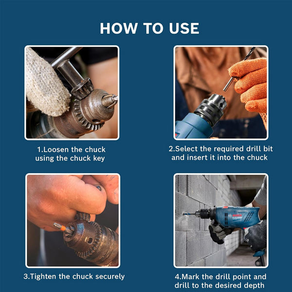 BOSCH IMPACT DRILL KIT GSB600 13MM 600W