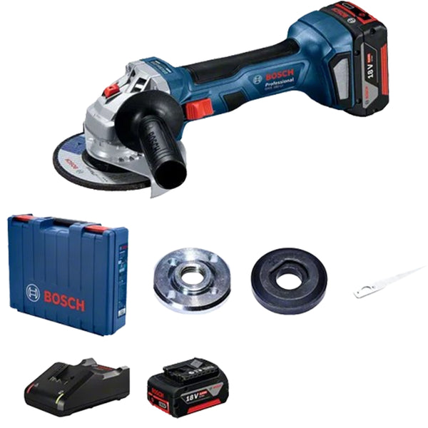 BOSCH CORDLESS ANGLE GRINDER KIT GWS 180-LI 100MM 18V