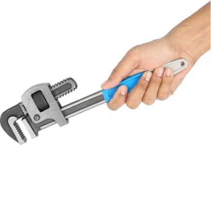 Taparia 8 Inch / 200mm Adjustable Pipe Wrench 1271 | Suitable for Pipe Dia. 6-20mm