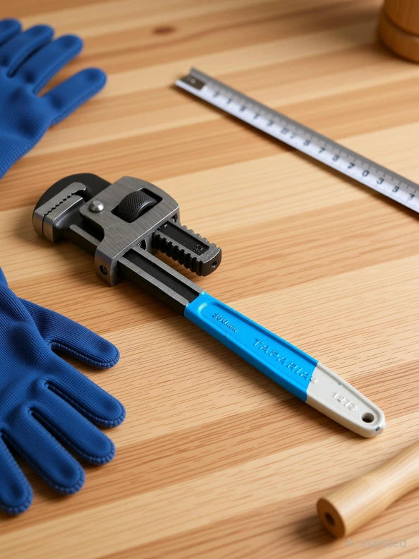 Taparia 12 Inch / 300mm Adjustable Pipe Wrench 1273 | Suitable for Pipe Dia. 9-32mm