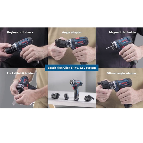 BOSCH GSR 12V-15 FC 10mm Heavy Duty Cordless Drill/Driver