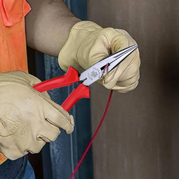 Taparia Long Nose Pliers (Insulated) 1430-6N | 7Inch Professional Electrical Plier