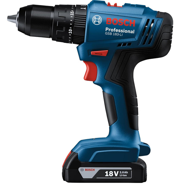 Bosch GSB 183-Li 18V Cordless Impact Drill/Drivers Kit (With Two Battery)