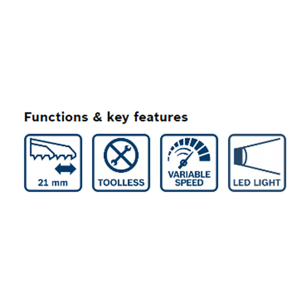 BOSCH CORDLESS RECIPROCATING SAW GSA 18V-LI C 18V