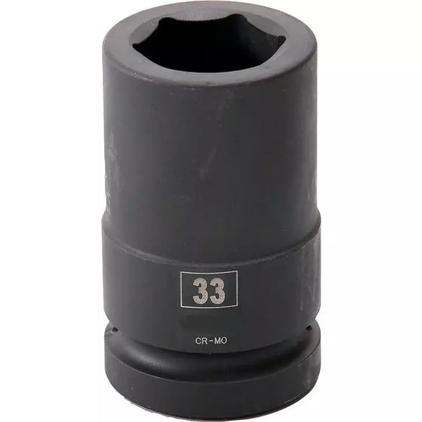 Craftshands 1 Inch Deep Impact Socket | Heavy Duty CR-MO Drive Socket for Industrial Use