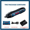 BOSCH CORDLESS SCREWDRIVER KIT GO 2.0 3.6V