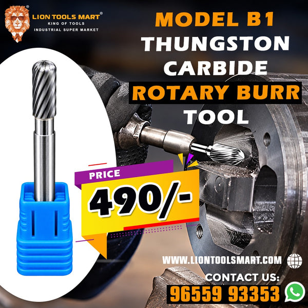 Tungsten Carbide Rotary Burr Tool – Heavy Duty Die Grinder Bit