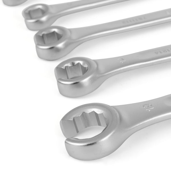 Force 6Pcs Assorted Metric Flare Nut Spanner/Wrench Set 5066 | Double End CR-V Line Wrench Set