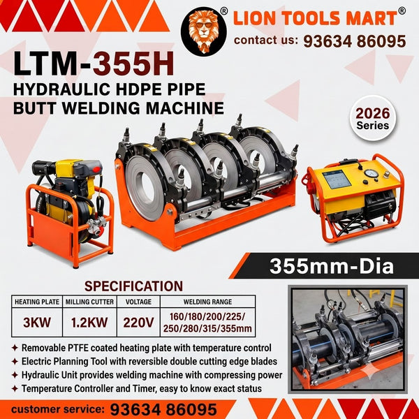 LTM-160M Electric HDPE Pipe Manual Butt Pipe Butt Fusion Welding Machine