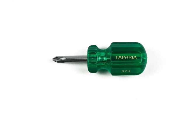 Taparia Two in One Stubby Screwdrivers 974 | Compact Reversible Screwdriver