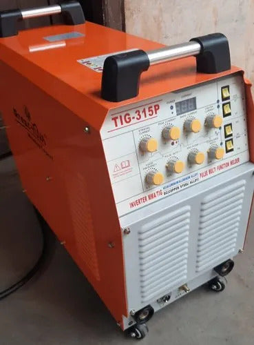 Ralli Wolf RT31A TIG 315P AC/DC pulse inverter welding machine with 315A output, MMA function and 415V three-phase input for aluminium and steel fabrication.