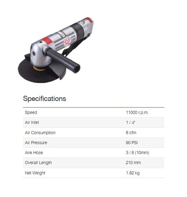Ralli Wolf AG406 pneumatic angle grinder — 4