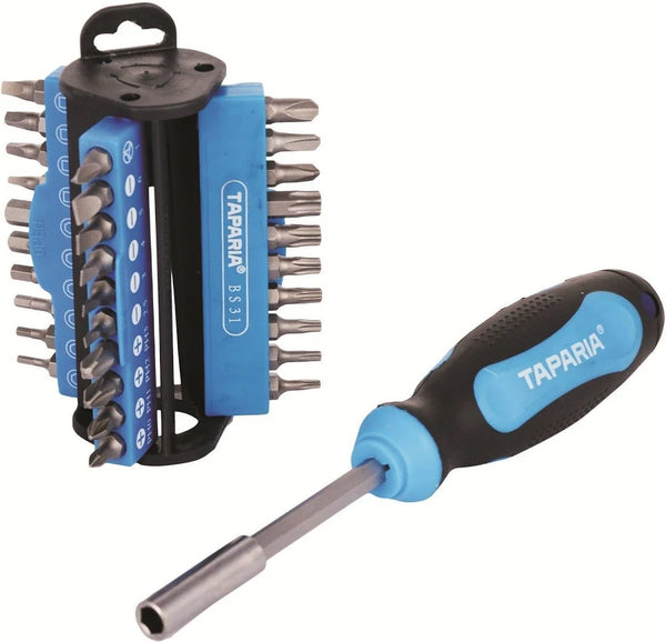 Taparia 31Pcs Bit Driver Set BS31 | Multi Bit Screwdriver Kit