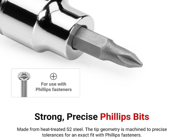 Baum, Baum Art 402, Phillips Bit Socket, 1/2 Inch Drive Socket, 12.7mm Drive Socket, 1/2 Inch Phillips Socket, Phillips Socket, Phillips Bit, Bit Socket, Automotive Socket, Mechanical Tool, Workshop Tool, Fastening Tool, Professional Socket, Maintenance Tool