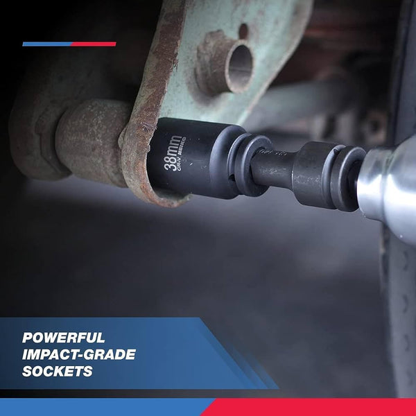 Baum 25.4mm 1Inch Drive Deep Impact Socket Art 397 | Wide Application for Automotive, Heavy-Duty & Industrial Use