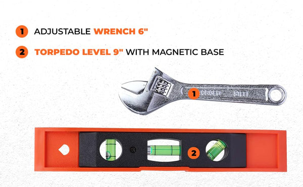 Black & Decker BD75915 5 Pc Tool Set | Compact Home DIY Hand Tool Kit