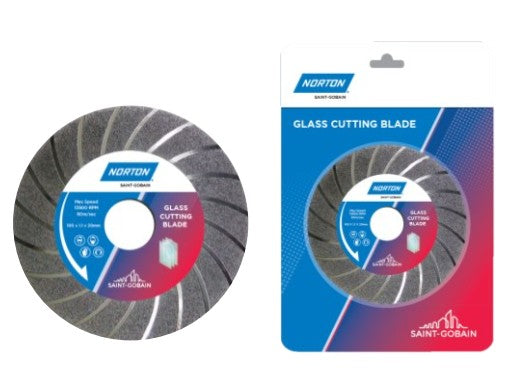 Norton 4 Inch (100mm) Glass Cutting Blade CPG100 | Diamond Blade for Glass, Ceramic & Porcelain Tiles
