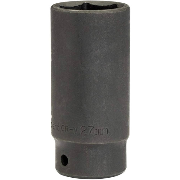 Craftshands 1/2 Inch Deep Impact Socket | Heavy Duty CR-MO Drive Socket for Professional Use