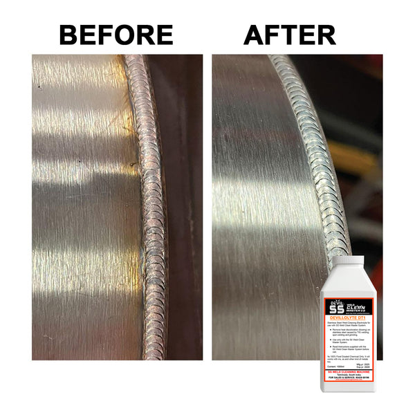 Devillolyte DT1 Advance Stainless Steel Weld Cleaning Chemicals | Devil SS Weld Clean Chemicals