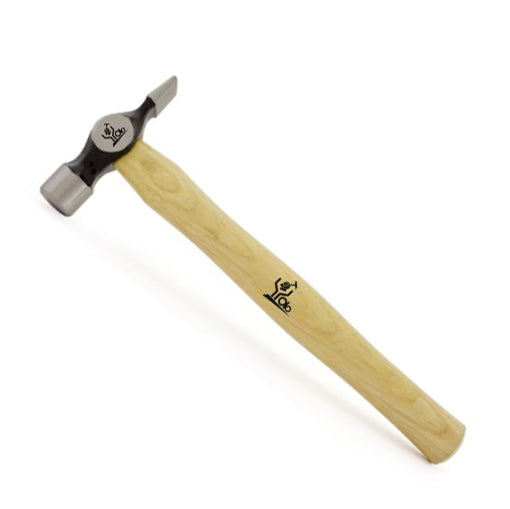 AS 500g Cross Pein Hammer with 300mm Ash Wood Handle AS-148 | Heavy Duty Professional Cross Pein Engineering Hammer