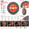 Cumi Grinding Wheel 150x25x31.75mm Fine | Precision Abrasive Grinding Wheel