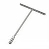 DONGCHENG 17 mm CR-V T-Handle Socket Wrench, 297 mm, Chrome-Plated (HD074317)-A T-handle socket wrench with a 17 mm CR-V socket for quick turning and good reach.