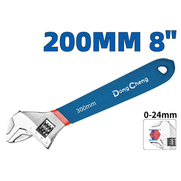 DONGCHENG HD054208 200 mm 8 inch adjustable wrench