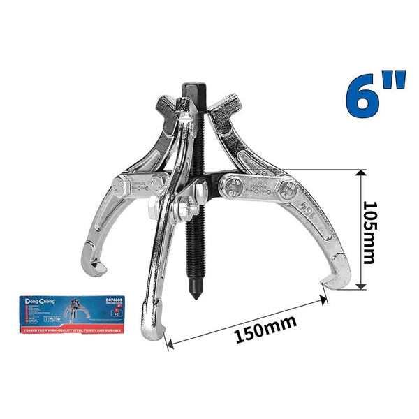 DONGCHENG HD074606 6 inch three jaws puller