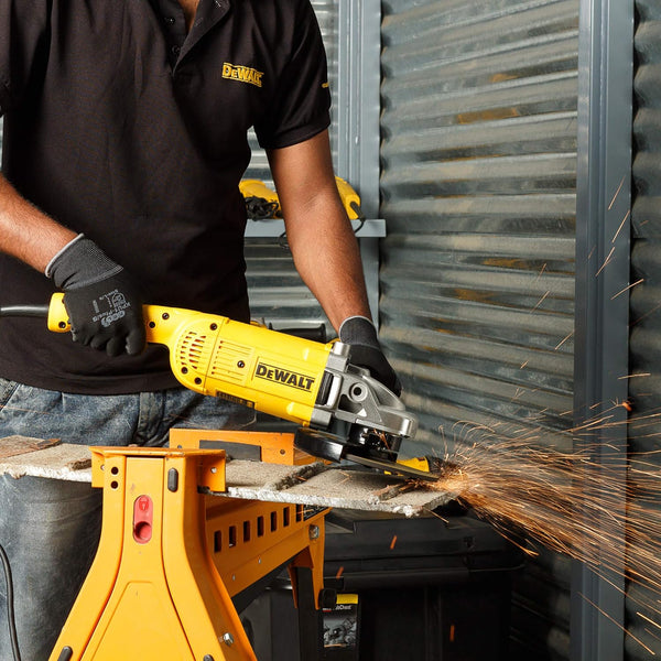 Dewalt DWE493 7-Inch Angle Grinder 180mm 2200W | Heavy Duty Metal Cutting & Grinding Tool