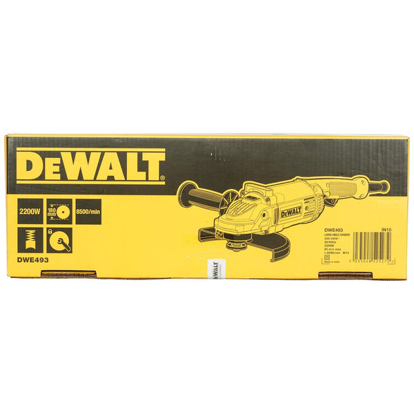 Dewalt DWE493 7-Inch Angle Grinder 180mm 2200W | Heavy Duty Metal Cutting & Grinding Tool
