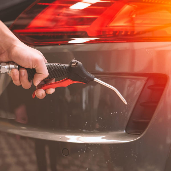 Delta Air Blow Gun 4Inch Black Heavy | Non-Slip Handle, Reinforced Fiberglass Nylon