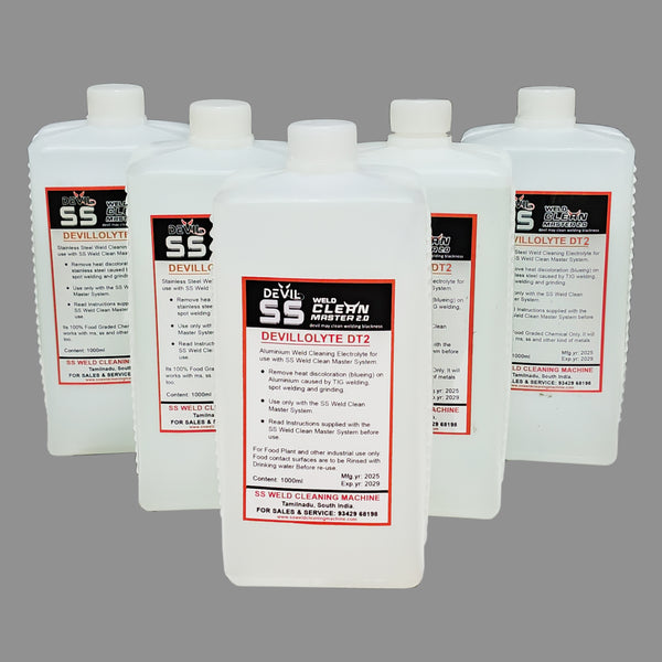 Aluminium Weld Cleaning Solution, Aluminium Cleaning Chemica, devil ss weld clean master