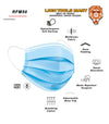 Karam Disposable Surgical 3 Ply Mask with Ear Loops RFM50 | Nose Protection