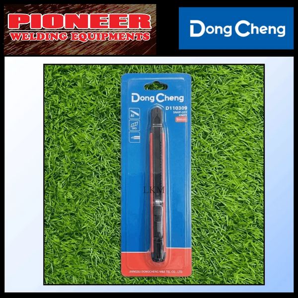 DongCheng HD110309 9mm Slimline Precision Snap-Off Utility Knife with Aluminum + ABS Handle & SK5 Blade
