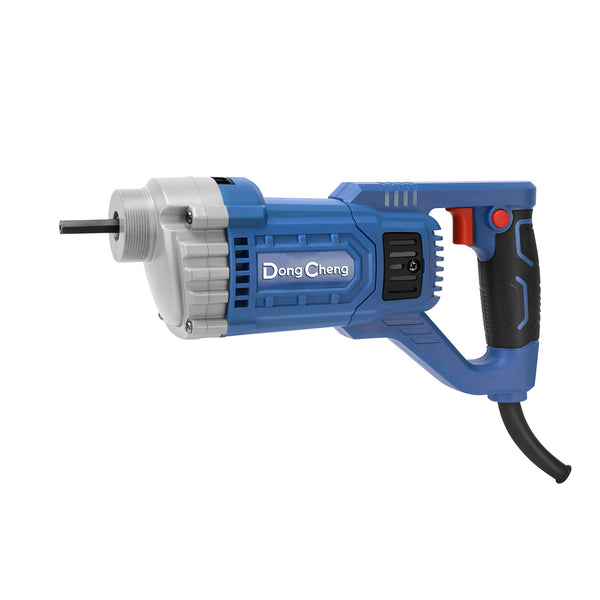 DongCheng DZD35 1200W Handheld Concrete Vibrator, 4300 RPM, 8mm Output Shaft, Cast-Aluminum Head and Rubber-Covered Handle for Concrete Compaction