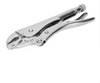 DONGCHENG 10" CR-V Curved Jaw Locking Pliers (HD071610)-CR-V steel construction with a heavy-duty lock-on grip for larger parts.