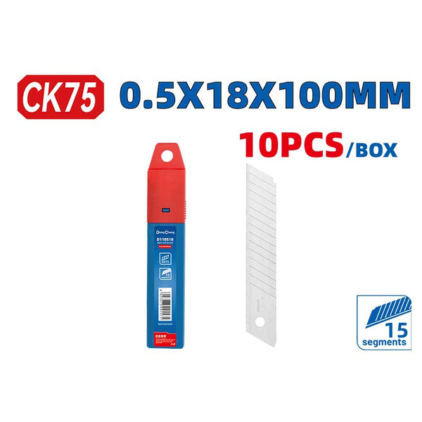 DONGCHENG HD110518 10 PCS 18 mm snap-off blades