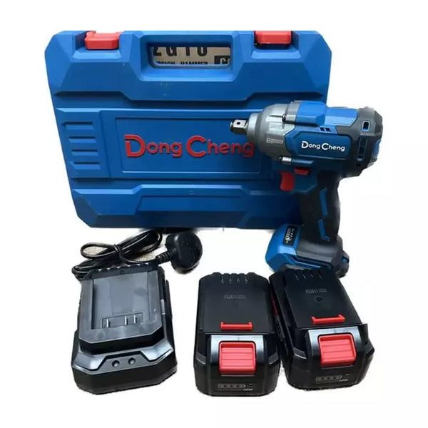 DongCheng DCPB488 20V MAX Cordless Brushless Impact Wrench, 1/2-Inch Square Drive with 488Nm Maximum Torque, 3-Speed Control and Smart-Loosen Function