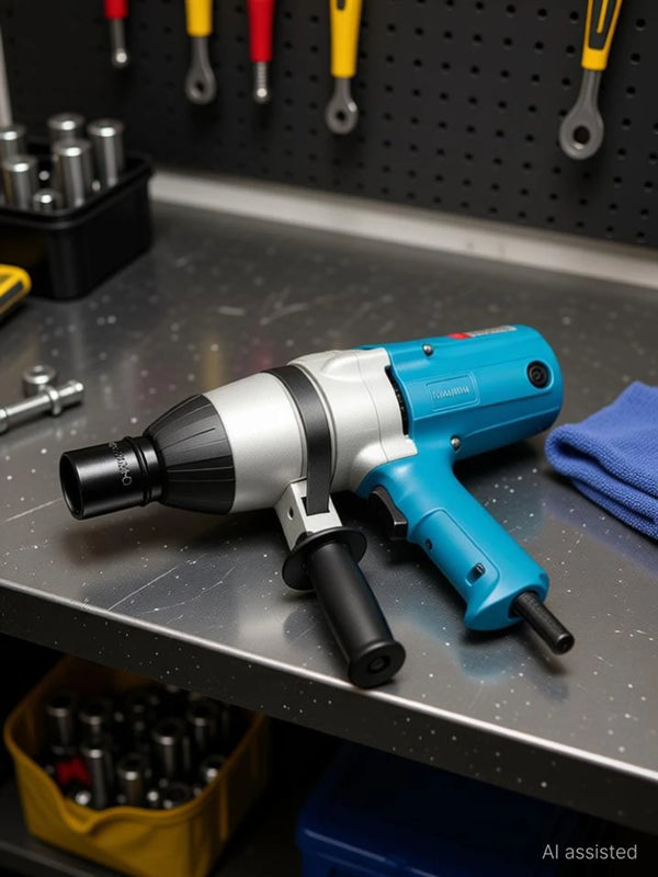 Dongcheng DPB22C 620W Electric Impact Wrench, 3/4 Inch Square Drive Heavy-Duty Industrial Power Wrench for Automotive Repair and Mechanical Maintenance