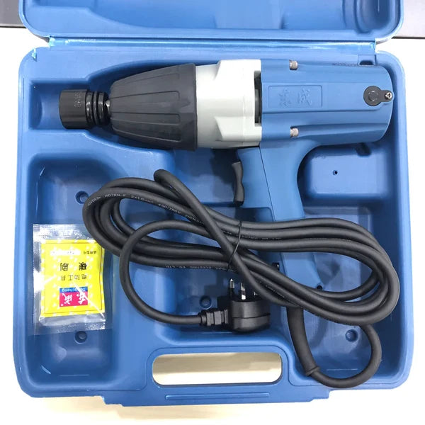 Dongcheng DPB20C 340W Electric Impact Wrench, 294N·m Maximum Torque, 12.7mm (1/2 Inch) Square Drive Heavy-Duty Corded Power Wrench