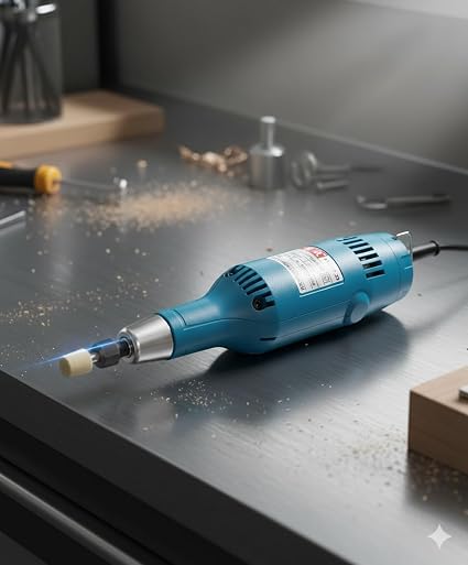 Dongcheng DSJ25B 240W Die Grinder, 26000 RPM High-Speed Electric Straight Grinder with 25mm Maximum Grinding Wheel Capacity and 6mm Collet