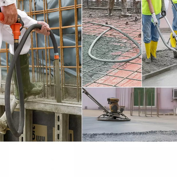 Dongcheng ZN35 × 3m Heavy-Duty Concrete Vibrator Needle Only, 35mm Diameter Concrete Compaction Needle for Construction Applications