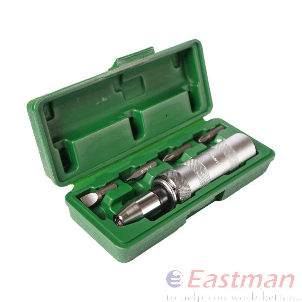 Eastman EID 2500-01 Impact Drive Set | Heavy Duty Screw Removal & Fastening Tool Kit