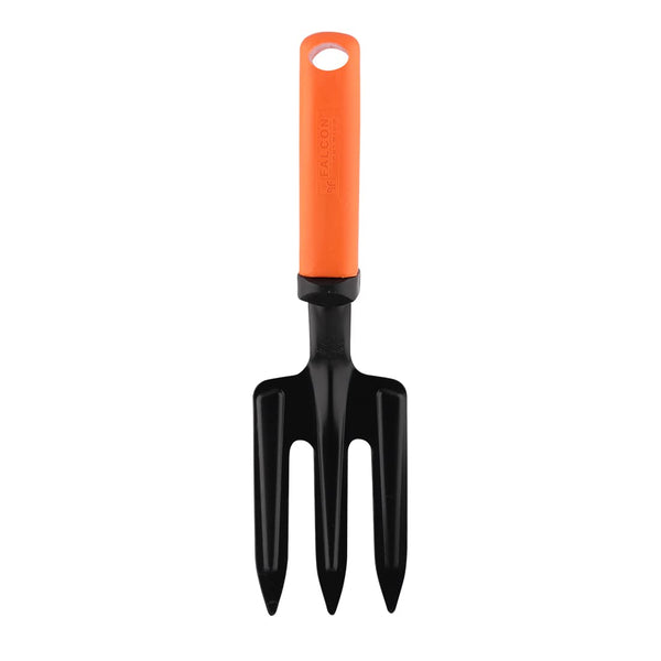 Falcon FWF-1001, Hand weeding fork, Premium hand fork, Garden weeding fork, Steel hand fork, Weeding tool, Garden hand tool, Soil loosening tool, Soil aeration tool, Row making tool, Planting tool, Horticulture tool, Nursery gardening tool, Gardening tools, Plant care tool