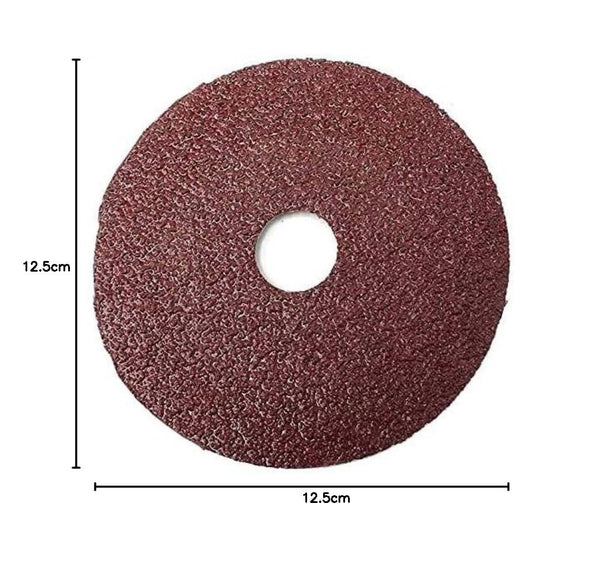 Bullet 5Inch Fiber Disc 125x0.6mm | High Performance Metal Sanding & Finishing Disc