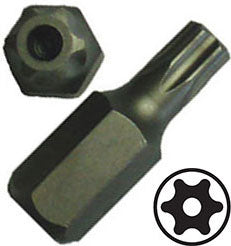 Force Star Bit / Torx Bit Shank: 10mm x Length:30mm | Professional Automotive & Industrial Use