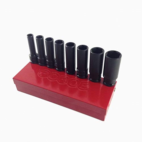 FORCE 3084 8PC 3/8INCH IMPACT DEEP SOCKET SET