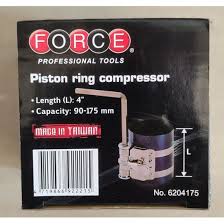 Force 6204175 Piston Ring Compressor 4INCH 90–175mm | Engine Piston Installation Tool